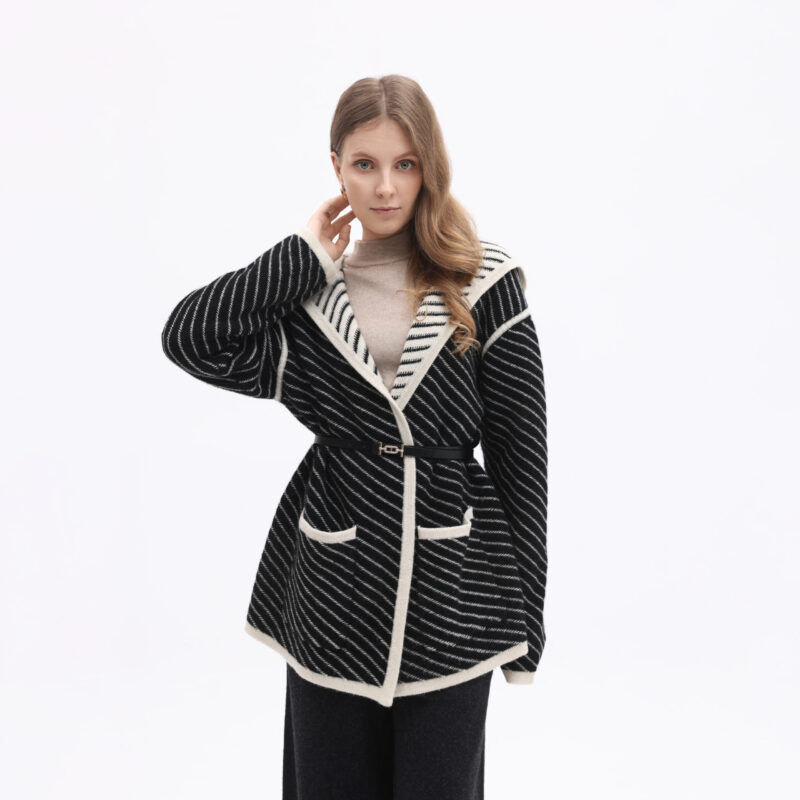 Manteau long en cachemire 100 %