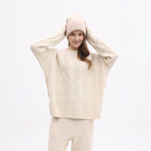 Bonnet minimaliste en cachemire maille fine